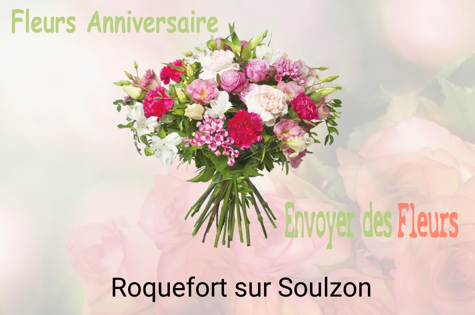 Bouquet de fleurs d’anniversaire livré à Roquefort-sur-Soulzon