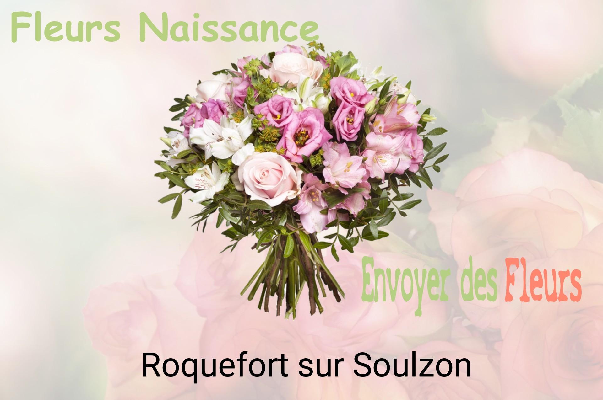 Bouquet de fleurs de naissance livré à Roquefort-sur-Soulzon