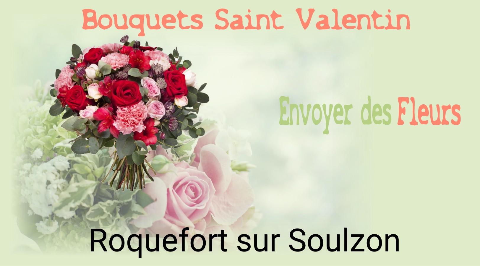 Roses de Saint-Valentin livrées à Roquefort-sur-Soulzon